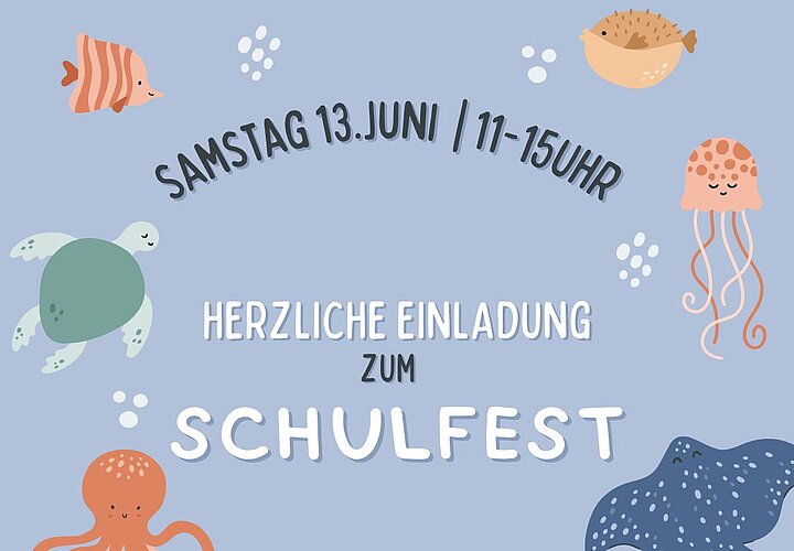 Einladung zum Schulfest am 13.06.2026