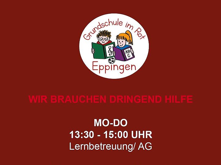Flyer Helfer für das Mittagsband
